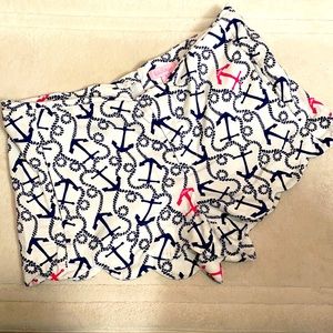 Lilly Pulitzer Ahoy Anchor Shorts